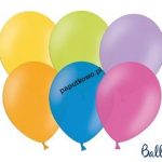 Balon gumowy pastelowy Partydeco Party Deco BALONY STRONG PASTEL mix 50 szt (SB12P-000/50)