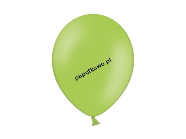 Balon gumowy pastelowy Partydeco zielony 12cal 100 szt