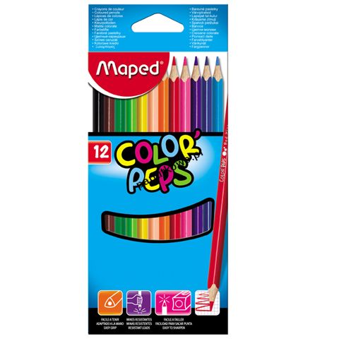 Kredki ołówkowe Maped Color Peps 12 kol