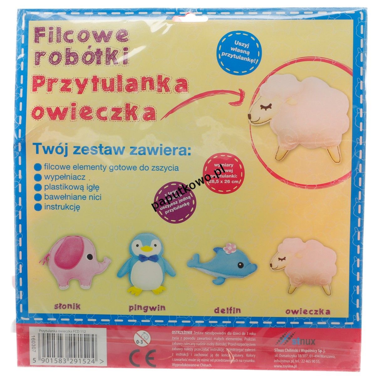 Zestaw kreatywny Owieczka Przytulanka (FCP 112)