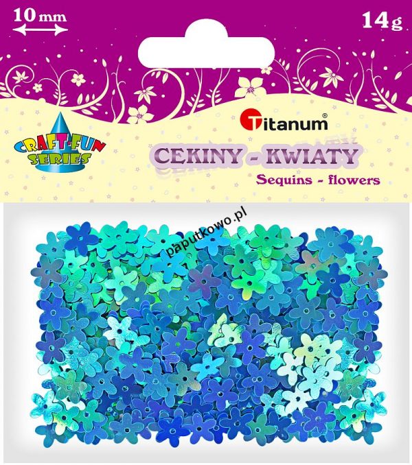 Cekiny Titanum Craft-fun Craft-Fun Series kwiatki (KK104)