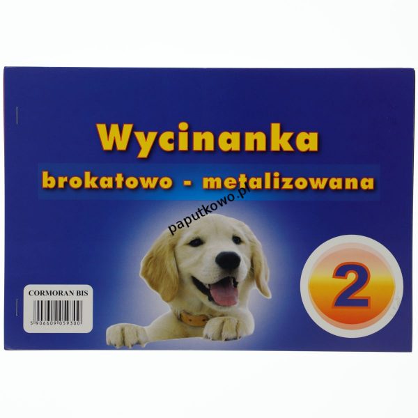 Zeszyt papierów kolorowych Cormoran brokatowo-metalizowany 2 A4