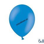 Balon gumowy metalizowany Partydeco niebieski 14cal 100 szt (SB14P-001)