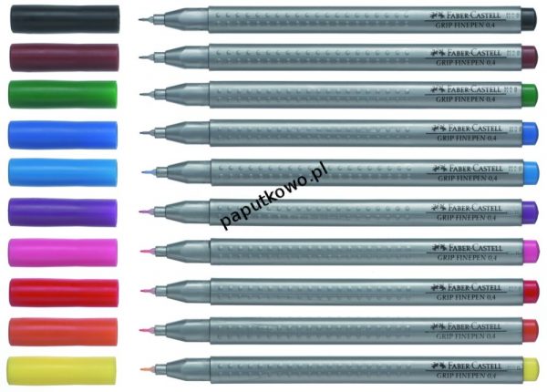 Cienkopis Grip Faber-Castell 0,4mm fioletowy (FC151637)