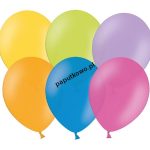 Balon gumowy pastelowy Partydeco mix pastelowy 12cal 100 szt (12P-000) 1