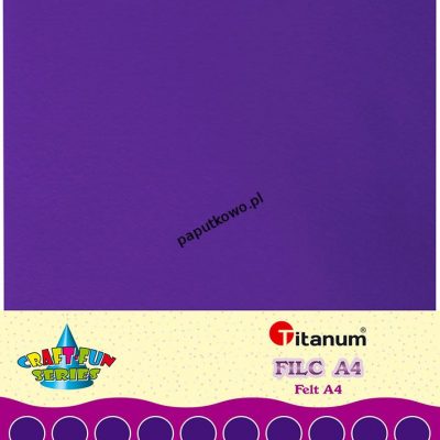 Filc Titanum Craft-fun Craft-fun filc fioletowy (058) 1