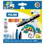 Flamaster Milan Maxi Magic 8 kolorów i dwa magiczne mazaki (80023)