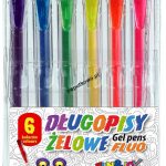 Długopis Fun&Joy fluorescencyjny, mix wkład 0,8 mm (FJ-G06F)