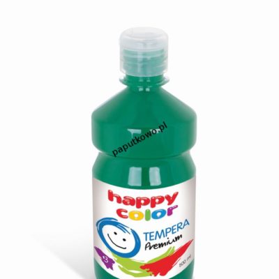Farba tempera Happy Color kolor: zielony ciemny 500 ml