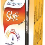 Długopis Bic Atlantis Soft Metal Clic, czarny wkład 1,2 mm