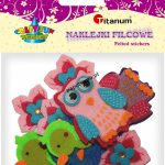 Naklejka (nalepka) Titanum Craft-fun Craft-Fun Series filcowe (mix) mm x (mix) mm (D-3)