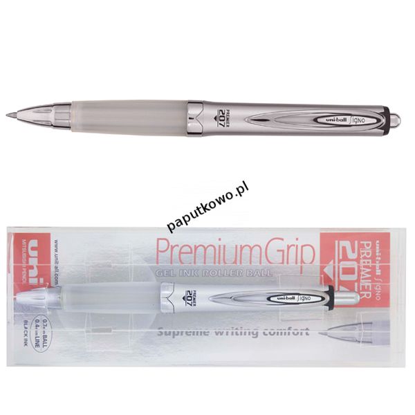 Długopis Uni, czarny wkład 0,4 mm (UMN-207GG) 1