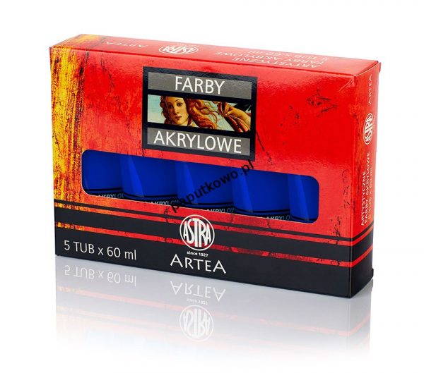 Farba akrylowa Astra kolor: ultramaryna 60 ml 1 kol.