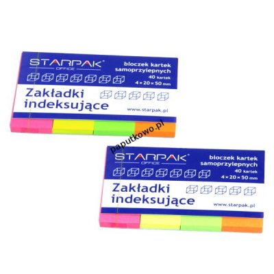 Zakładka indeksująca Starpak 160k 20x50 mm (227917)