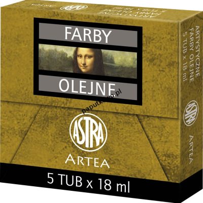 Farba olejna Astra kolor: ugier złoty 18 ml 1 kol. (83410963)