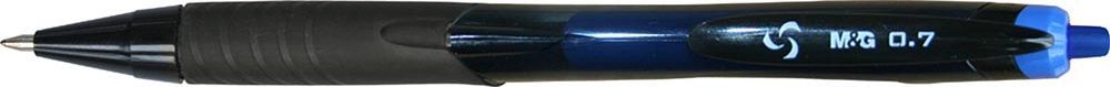 Długopis żelowy V-Grip AGP87373 M&G automatyczny 0,7 mm wkład niebieski