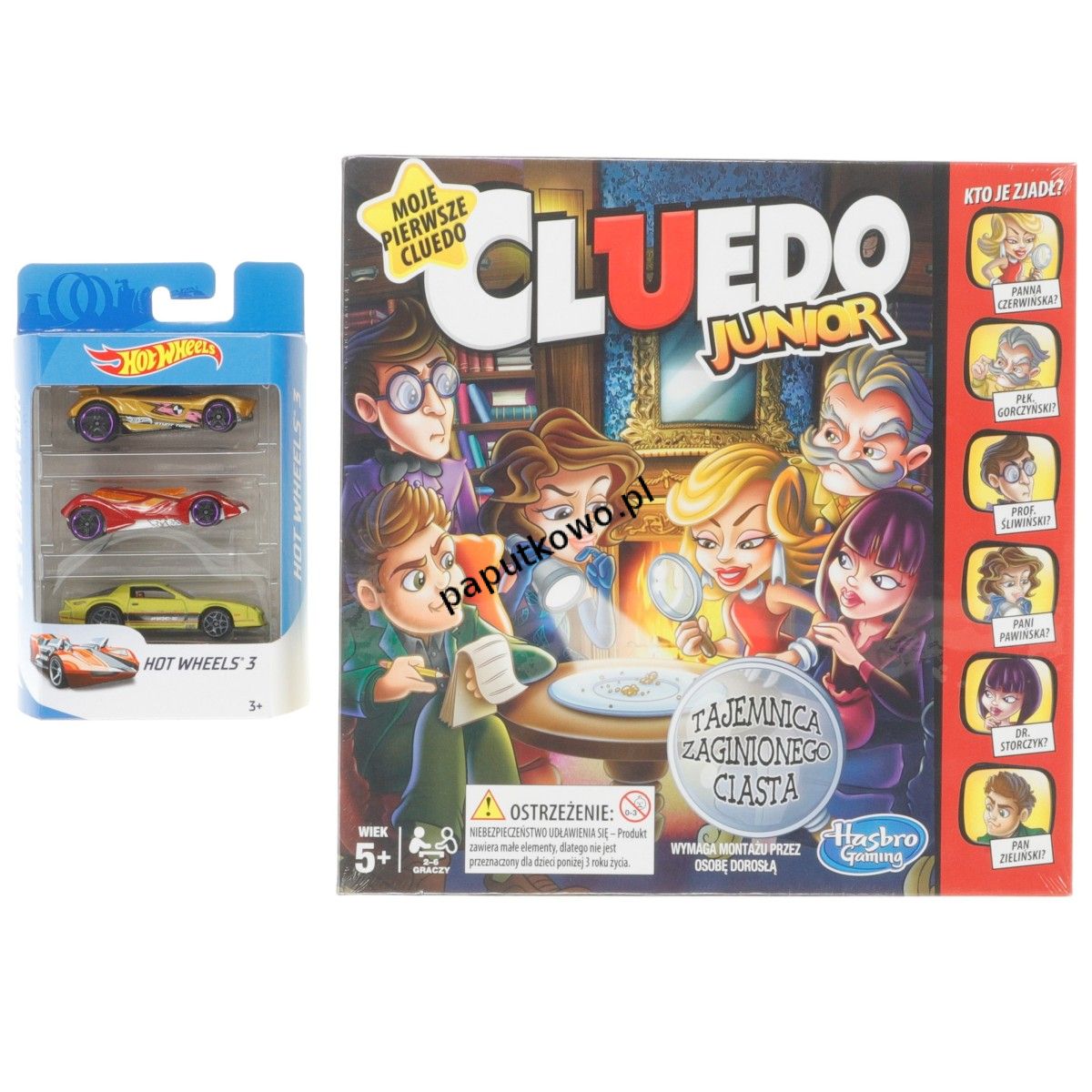 Gra planszowa Hasbro Cluedo Junior (C1293)