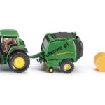 Traktor Siku John Deere z prasą (S1665)