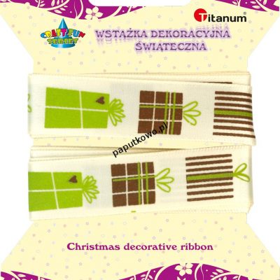 Wstążka Titanum Craft-fun Craft-fun wstążka dekoracyjna Xmas (DD145) 1