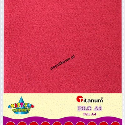 Filc Titanum Craft-fun Craft-fun filc ciemnoczerwony (006) 1