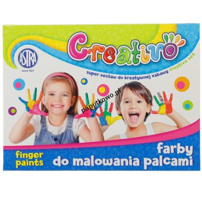 Farby do malowania palcami Astra Creativo 50 ml 4 kol. (320112002)