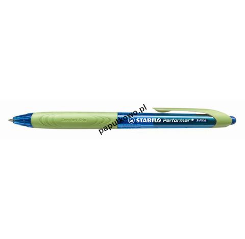 Długopis Stabilo Performer+ X-Fine, niebieski wkład 0,38 mm (328/3-41-1)