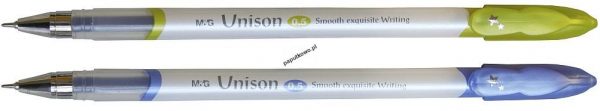 Długopis M&G Unison, niebieski wkład 0,5 mm (AGP61301)
