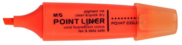 Zakreślacz Point Liner AHM21572 M&G zapachowy ścięta końcówka 1-4 mm pomarańczowy