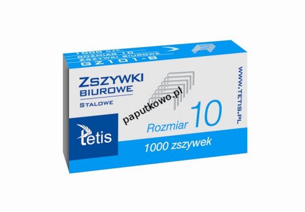 Zszywki 10 Tetis 10 1000 szt (GZ101-B)