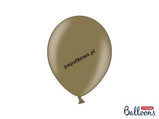 Balon gumowy metalizowany Partydeco Party Deco BALONY STRONG METALLIC cappuccino 50 szt (SB12M-033J/50)
