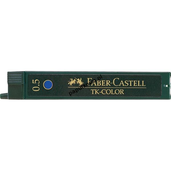 Wkład do ołówka (grafit) Faber Castell niebieski HB 0,5 mm (128544FC) 1