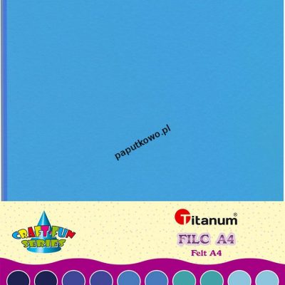 Filc Titanum Craft-fun Craft-fun filc tonacja niebieska 1