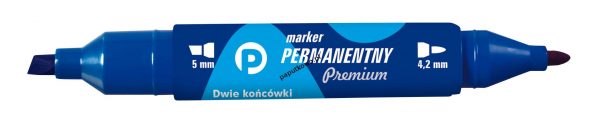 Marker permanentny Tetis Premium, niebieski wkład 4,2-5,0 mm (KM502-N2)