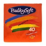 Serwetki Bulkysoft kolor: czerwony 380 mm x 380 mm