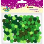 Pompony Titanum Craft-fun Craft-Fun Series zielony 120 szt (0126G)