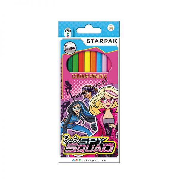 Kredki ołówkowe Starpak Barbie 12 kol. (349906)