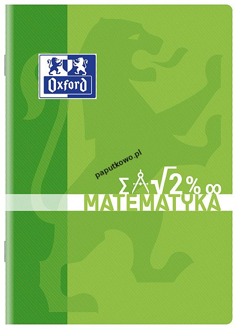 Zeszyt tematyczny Oxford matematyka A5 60k. krata