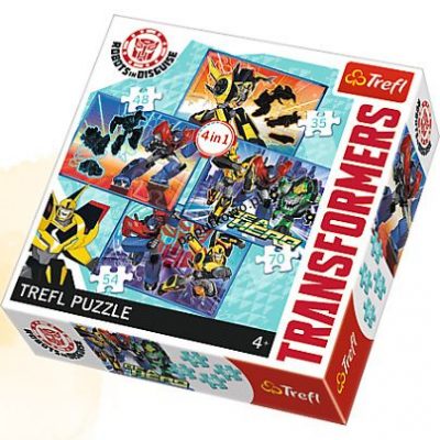 Puzzle Trefl Transformers 4w1 el