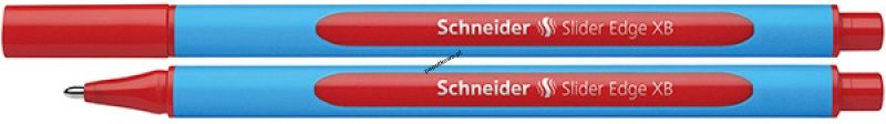 Długopis Schneider Slider Edge, czerwony wkład XB mm (SR152202) 1