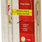 Zakreślacz M&G Fluo-Click automatyczny, żółty 1,0-4,0 mm (AHM27371)