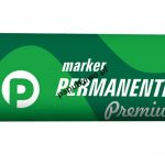 Marker permanentny Tetis Premium, zielony wkład 4,2-5,0 mm (KM502-Z2)