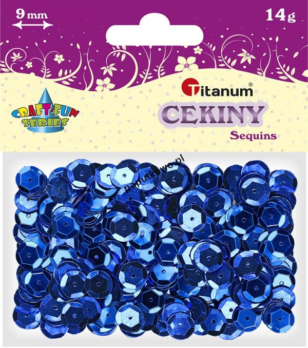 Cekiny Titanum Craft-fun Craft-Fun Series okrągłe (CM9BL)