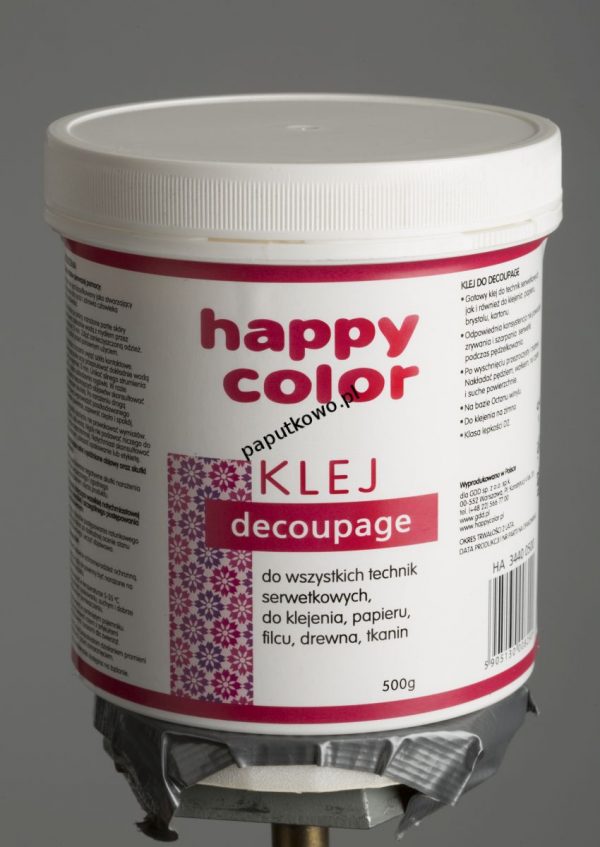 Klej w płynie Happy Color do decoupage 500 g (HA 3440 0500)