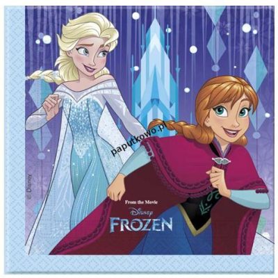 Serwetki Godan Frozen Snowflakes 330 mm x 330 mm (87899) 1