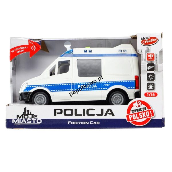 Samochód  policyjny Mega Creative POLICJA (382256)