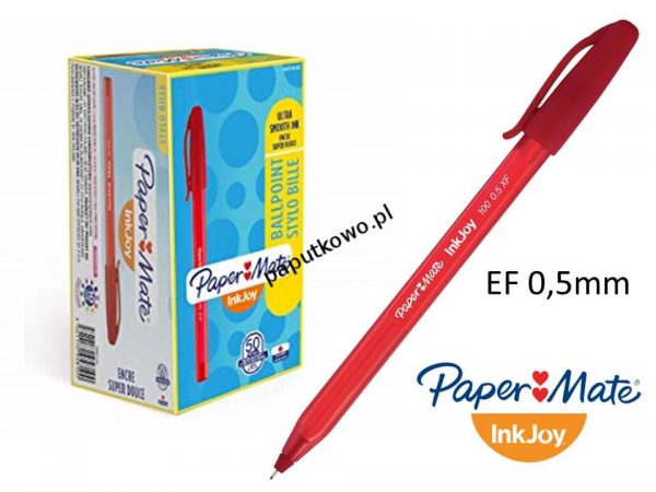 Długopis Paper Mate Długopis INKJOY, czerwony wkład 0,3 mm (S0960910)