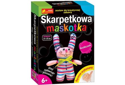 Zestaw kreatywny Ranok Creative SKARPETKOWA MASKOTKA KRÓLICZEK (01367)