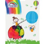 Balon gumowy fluorescencyjny Fiorello Neon mix 10cal 100 szt (170-1604)