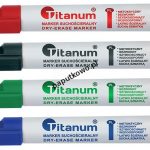 Komplet markerów suchościeralnych Titanum BY1026-02 4 kolory