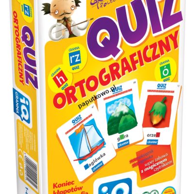 Gra edukacyjna Granna IQ QUIZ ORTOGRAFICZNY (00147/WG)